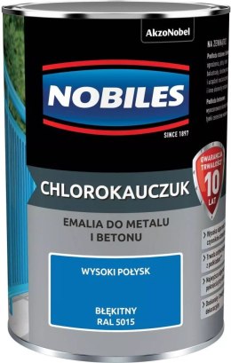 NOBILES EMALIA CHLOROKAUCZUKOWA NIEBIESKI BŁĘ RAL 5015 0.9L NOBILES